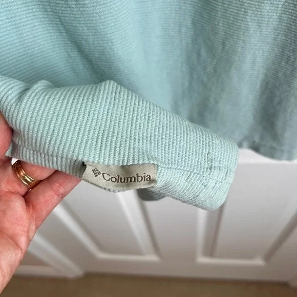 Columbia Sportswear Company Ribbed T-Shirt Short Sleeve Casual Top M - Picture 5 of 8